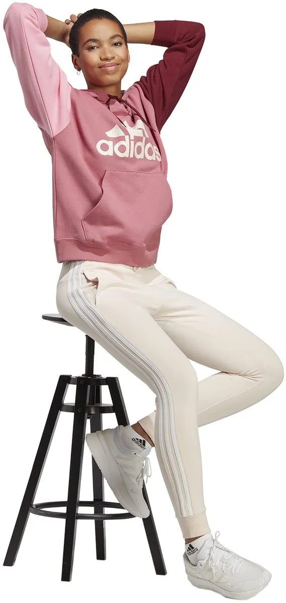 adidas Essentials 3-Stripes Dames Trainingsbroek - XL - Crème