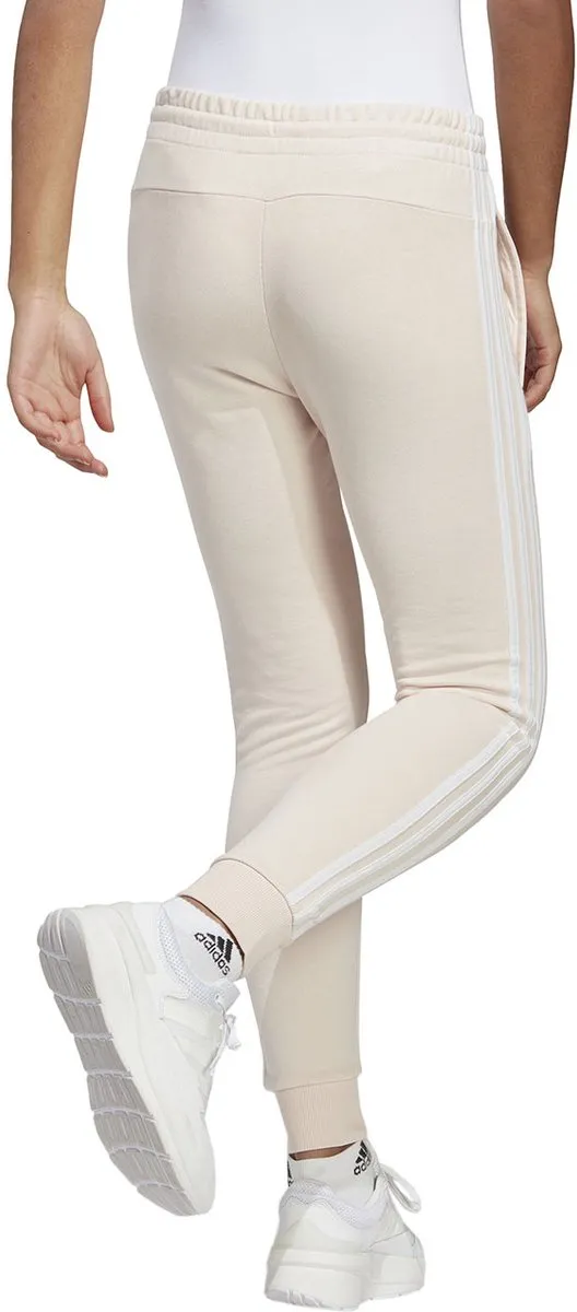 adidas Essentials 3-Stripes Dames Trainingsbroek - XL - Crème
