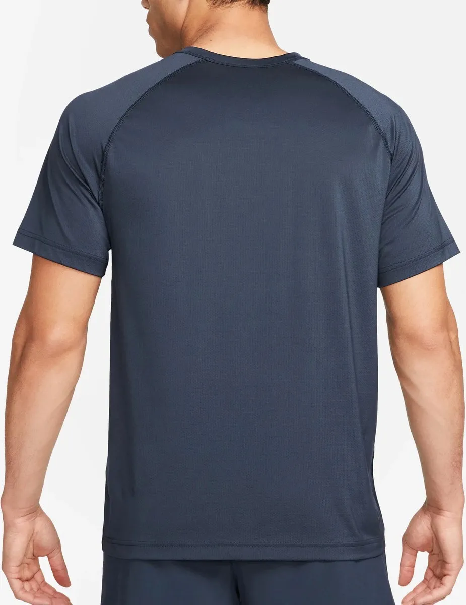 Nike M NK DF Ready SS Heren Sportshirt S - Black/Cool Grey