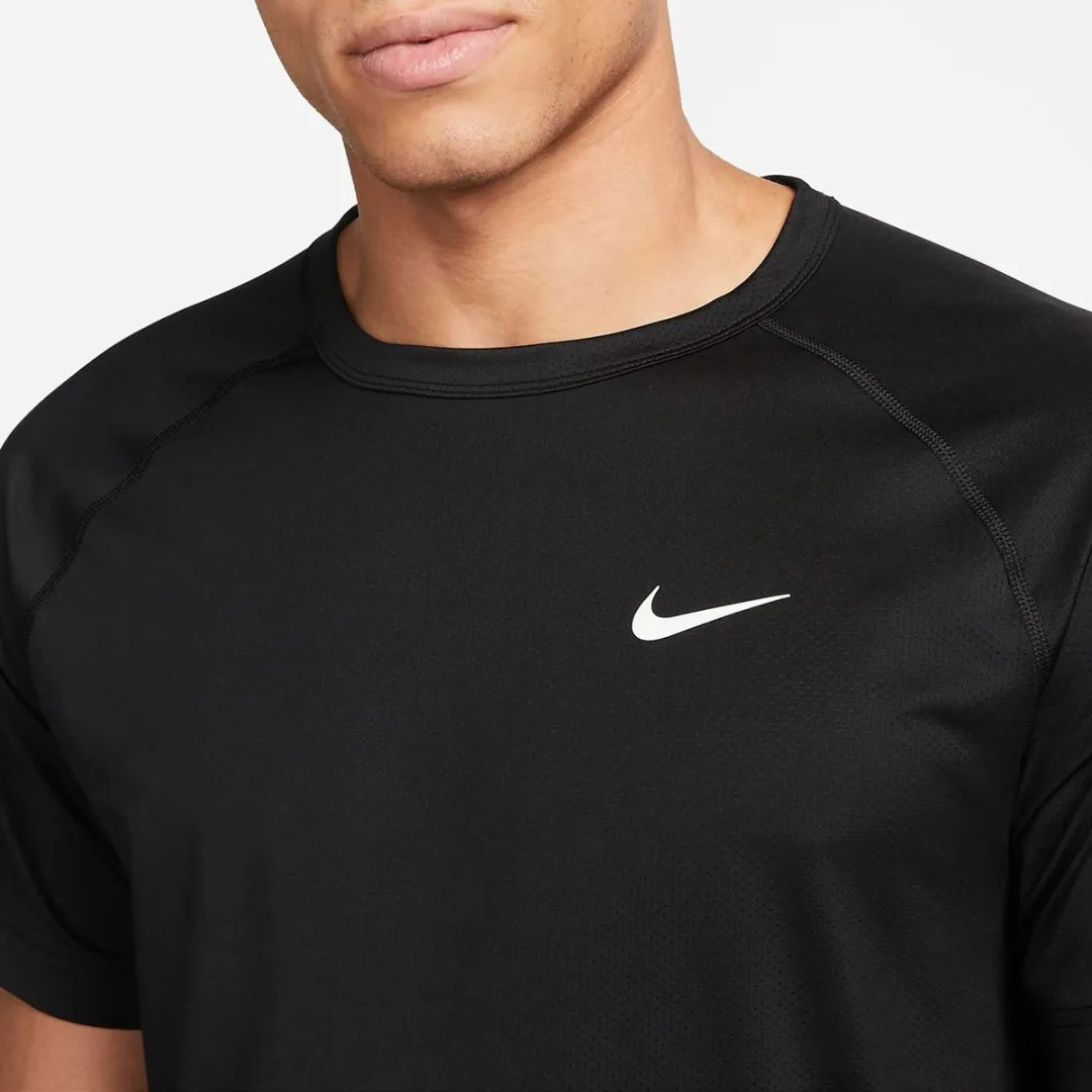 Nike M NK DF Ready SS Heren Sportshirt S - Black/Cool Grey
