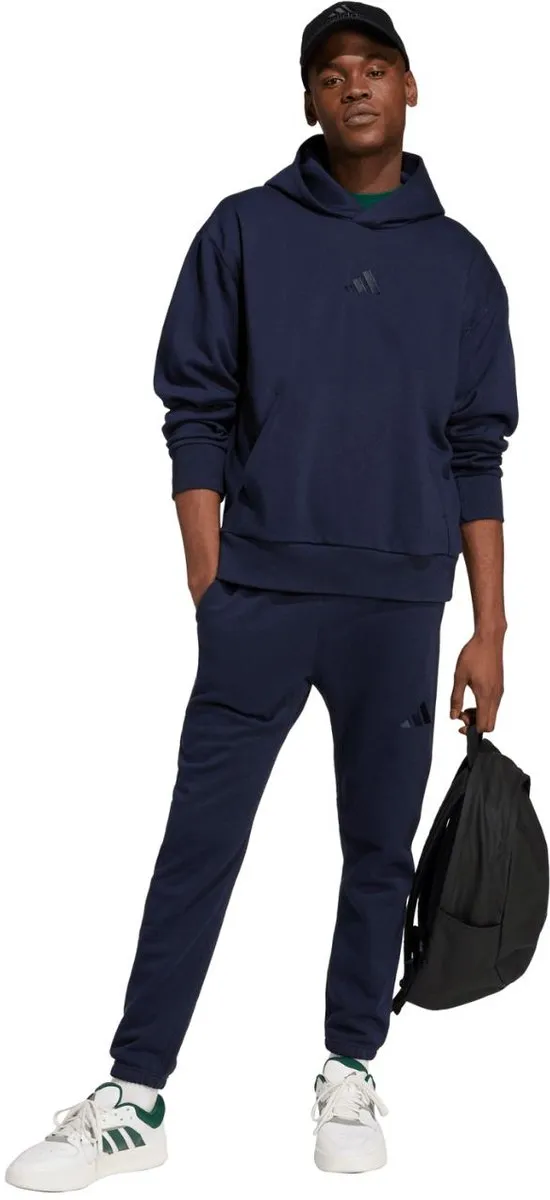 adidas ALL SZN Fleece Heren Trui - Donkerblauw S