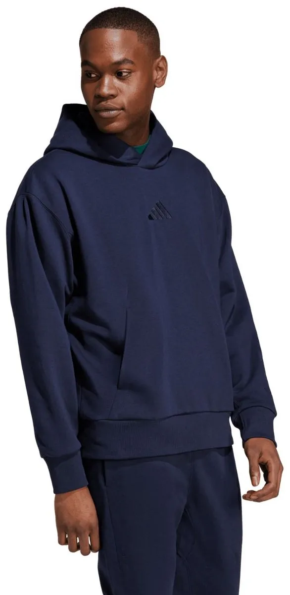 adidas ALL SZN Fleece Heren Trui - Donkerblauw S