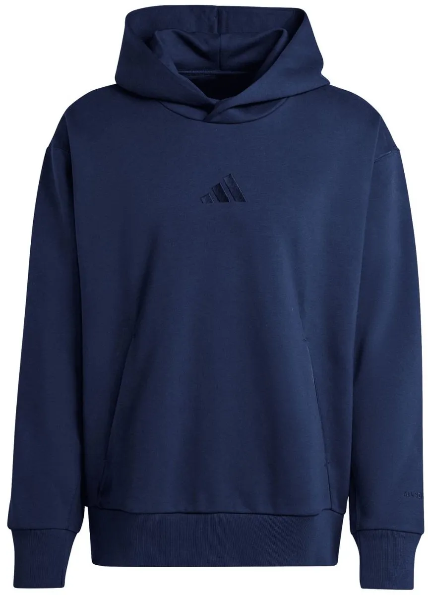 adidas ALL SZN Fleece Heren Trui - Donkerblauw S