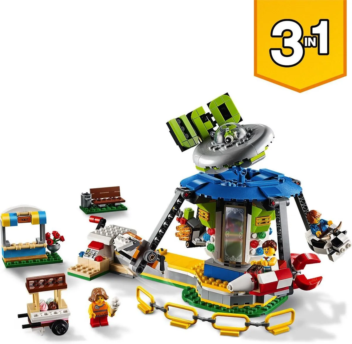 LEGO Creator Draaimolen 31095 - 595 Stukken - Multikleur