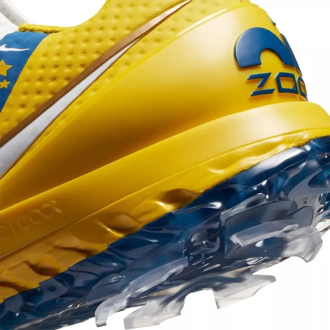 Nike Air Zoom Infinity Tour Golf Heren - Wit/Geel/Blauw - Maat 38