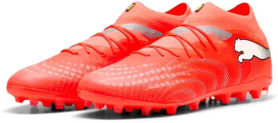PUMA Future 9 Pro Mg Voetbalschoenen - Rood/Oranje - 43