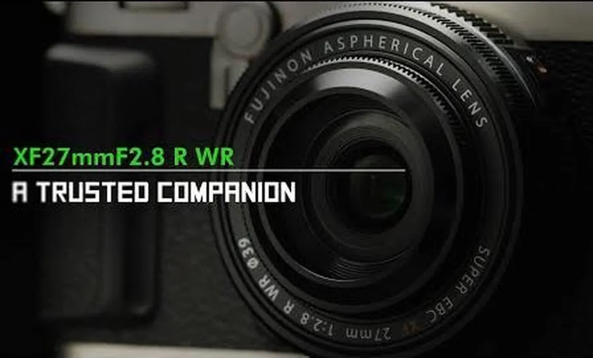Fujifilm XF 27mm F2.8 R WR Groothoeklens - Zwart