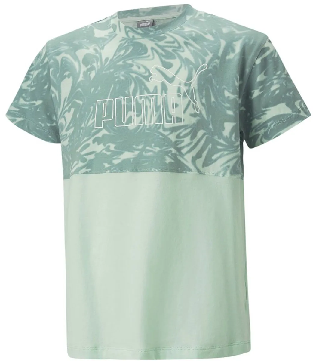 PUMA Power Summer T-shirt 4-5 jaar - Minty Burst