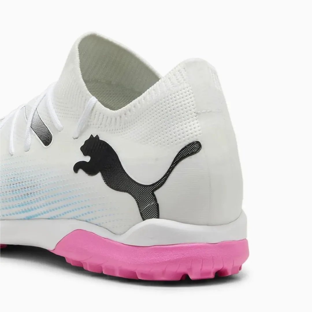PUMA Future 7 Match TT Voetbalschoenen 45 - Wit/Zwart/Rosa