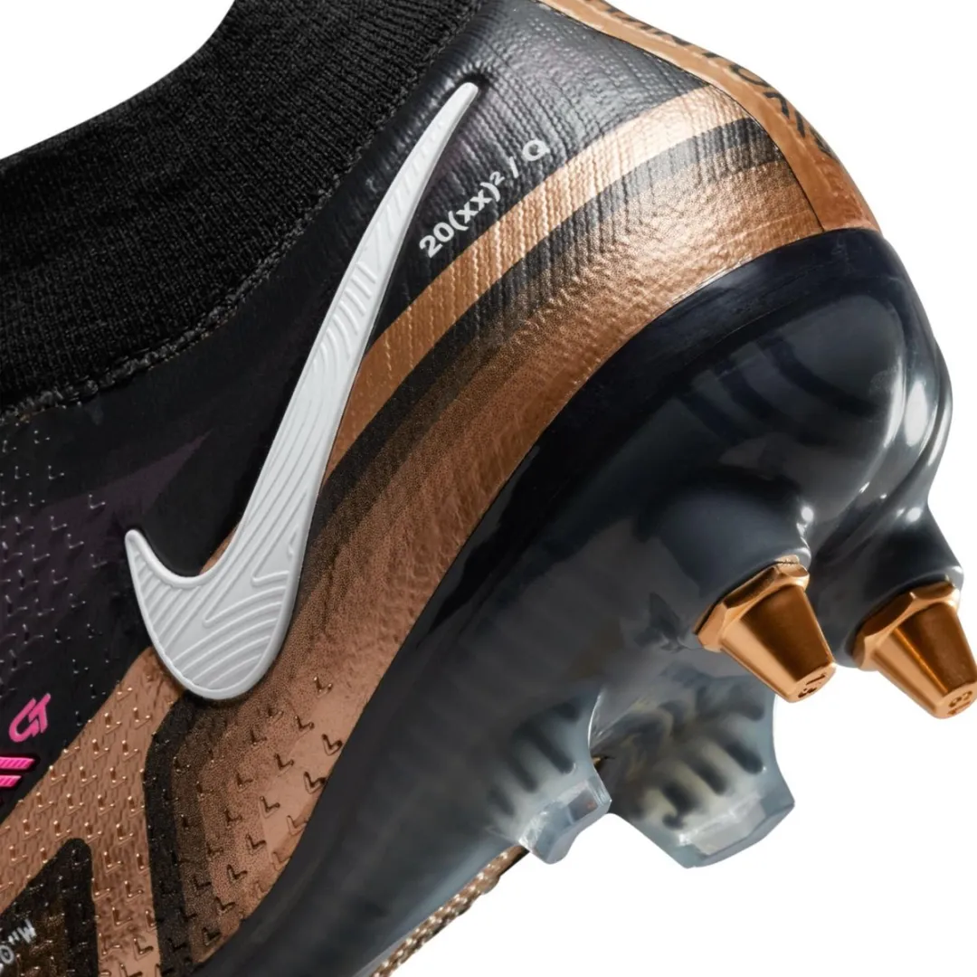 Nike Phantom GT2 Elite DF SG-PRO AC Voetbalschoenen 45 - Zwart/Bronze