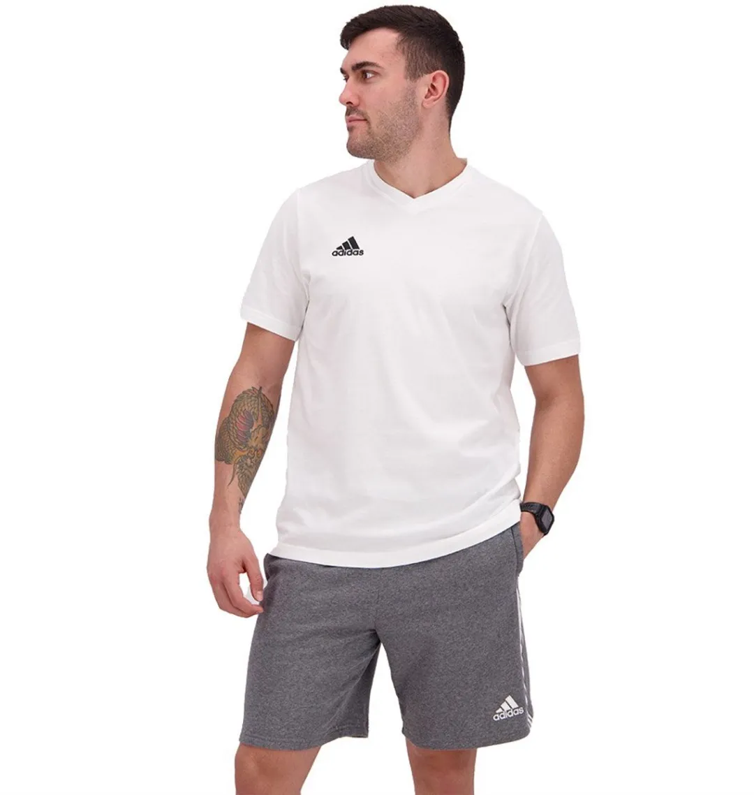 Adidas Entrada 22 T-Shirt Heren - Wit - XXL