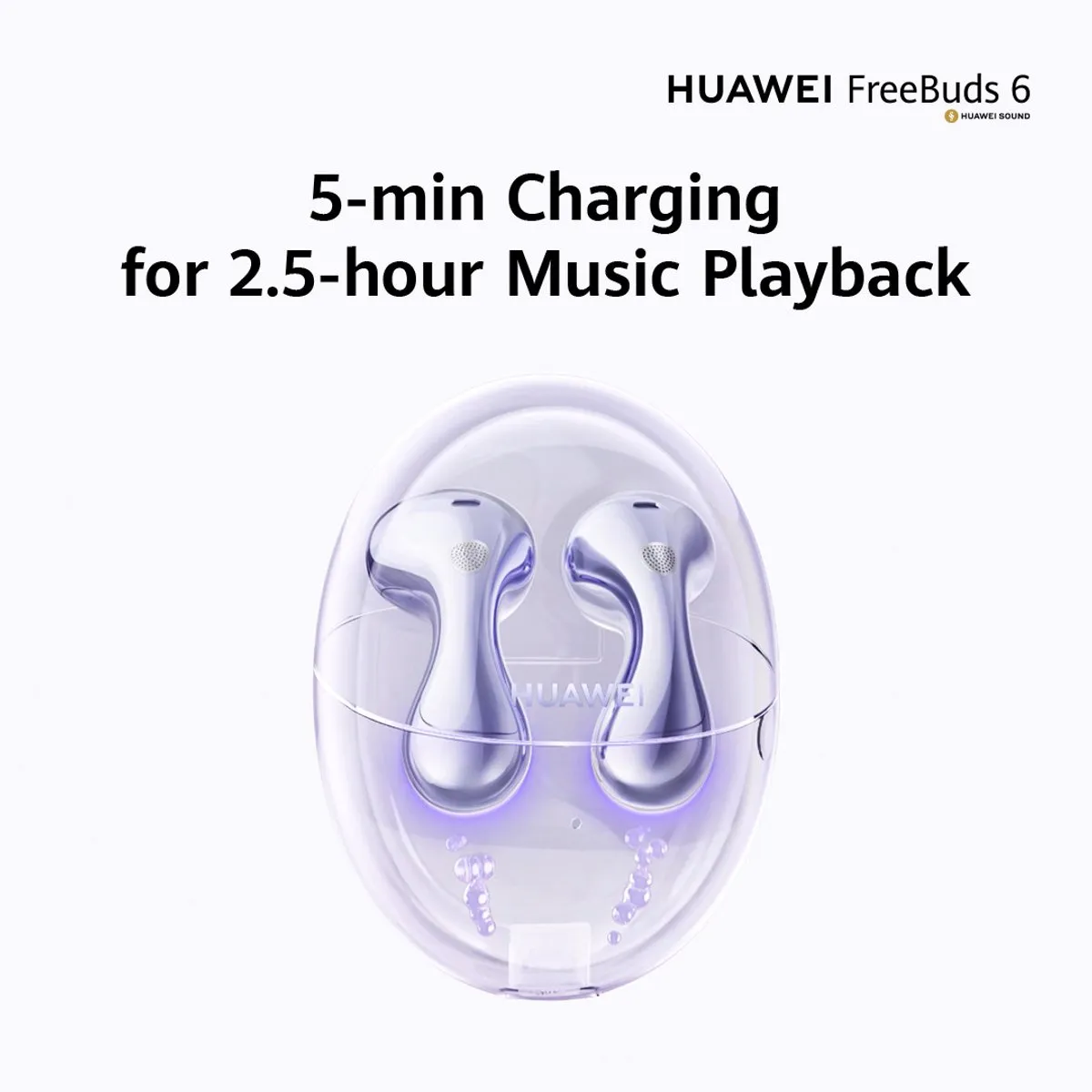 Huawei FreeBuds 6 HUAWEI55038131 Oordopjes - Wit - 36 Uur - IP54