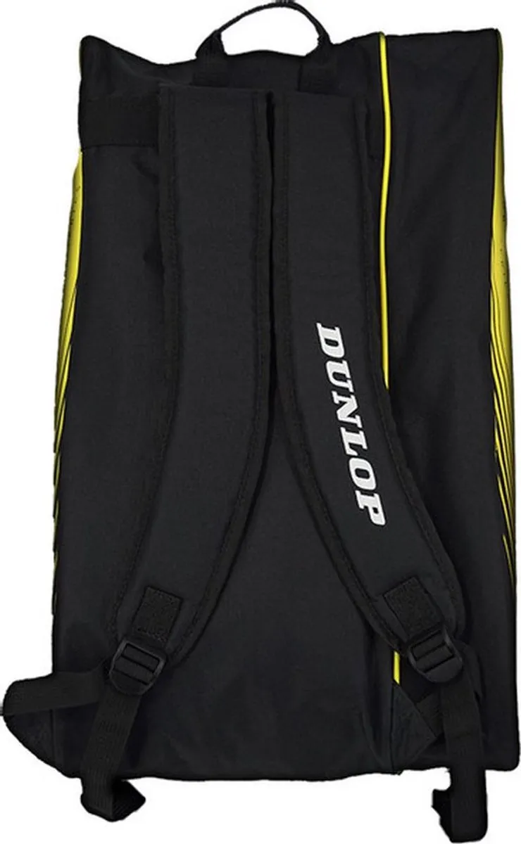 Dunlop Padel Tas Club Black/Yellow - 2 Rackets