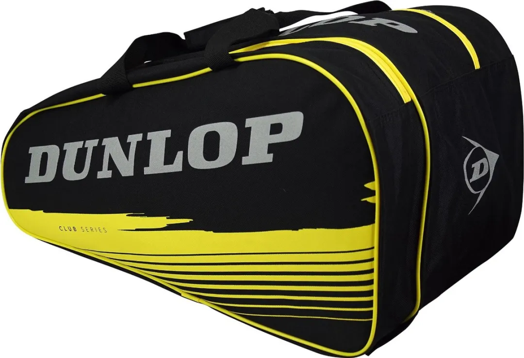 Dunlop Padel Tas Club Black/Yellow