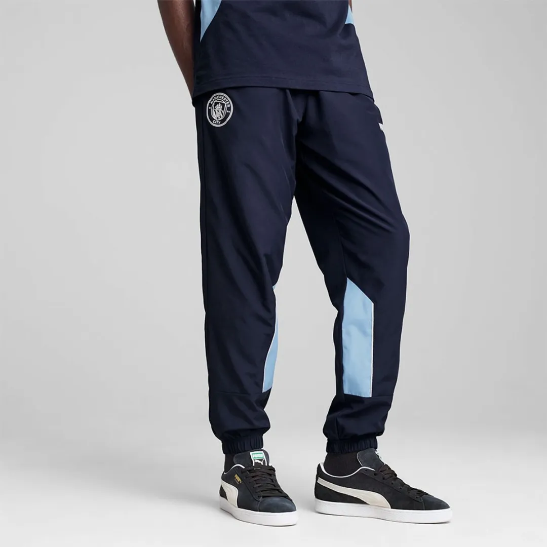 PUMA Manchester City FC Voetbaltrainingsbroek Navy XS