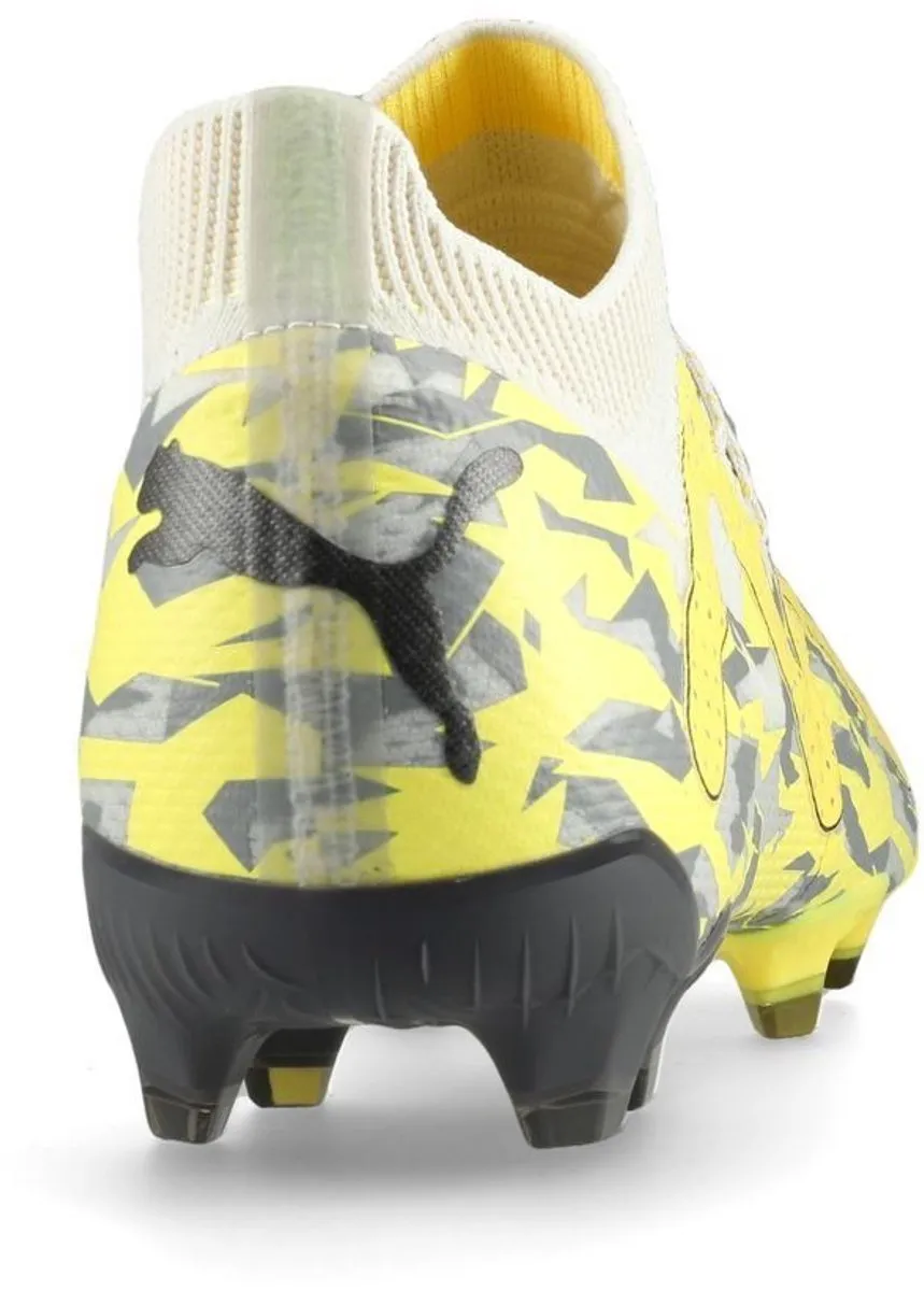 PUMA Future Ultimate FG/AG Voetbalschoenen 41 - Grey/Asfalt/Yellow Blaze