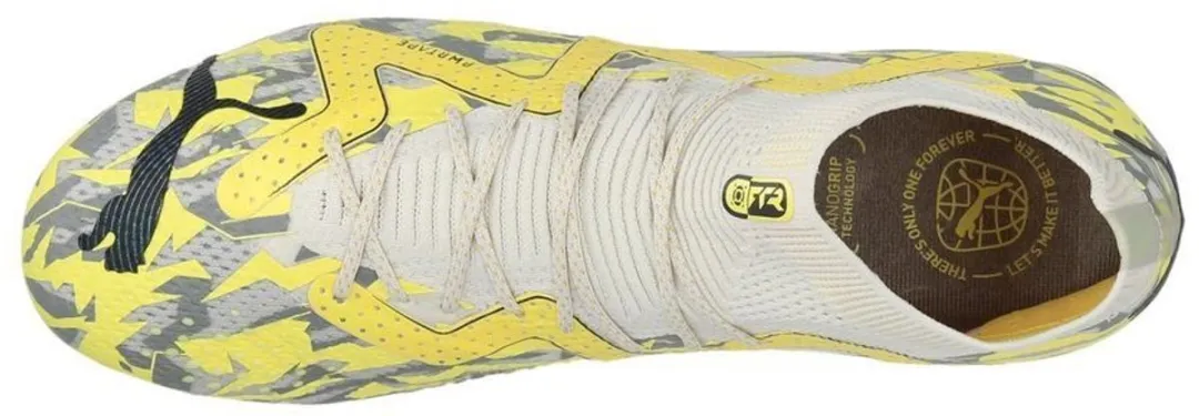 PUMA Future Ultimate FG/AG Voetbalschoenen 41 - Grey/Asfalt/Yellow Blaze