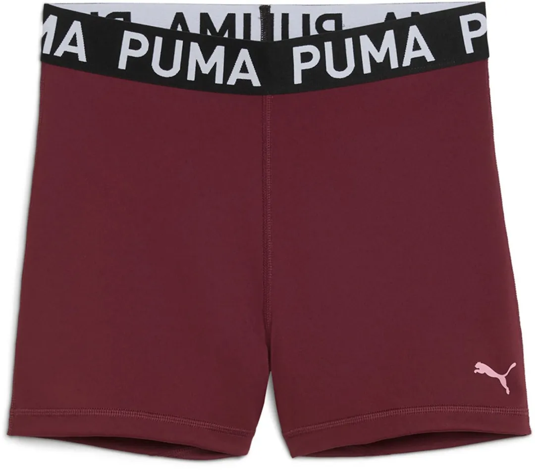 PUMA Strong 3'' Korte Leggings - L - Ruby Shimmer