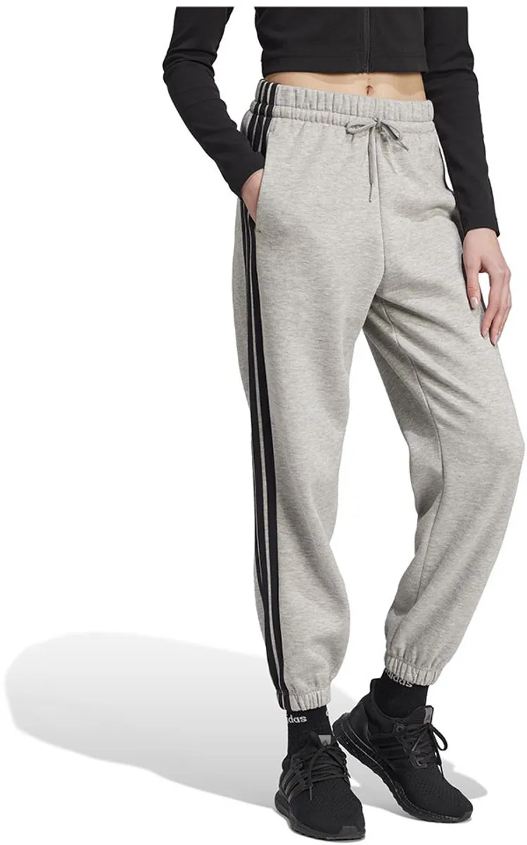 Adidas Essentials 3 Stripes Fleece Joggers - Grijs XS
