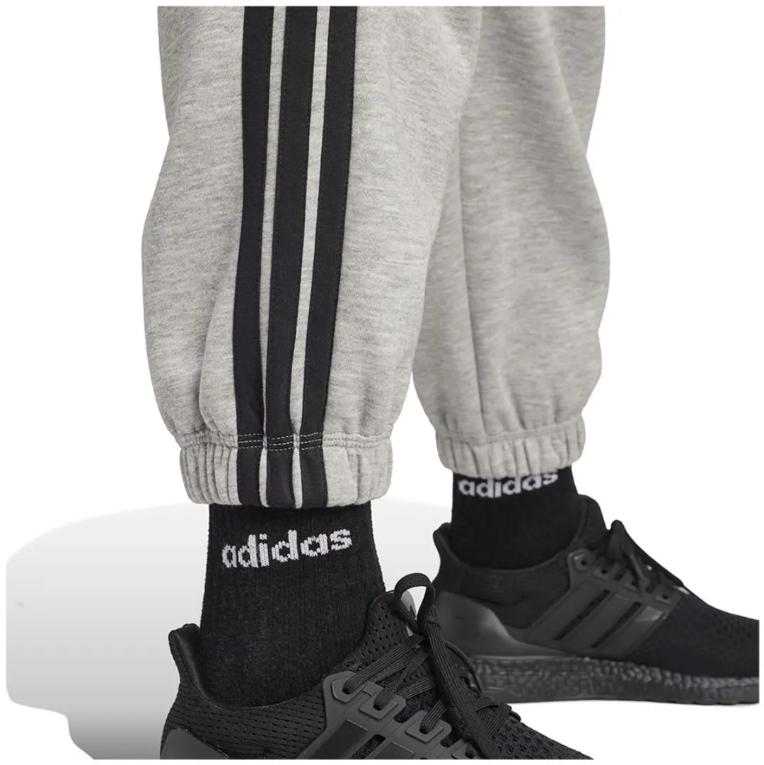 Adidas Essentials 3 Stripes Fleece Joggers - Grijs XS