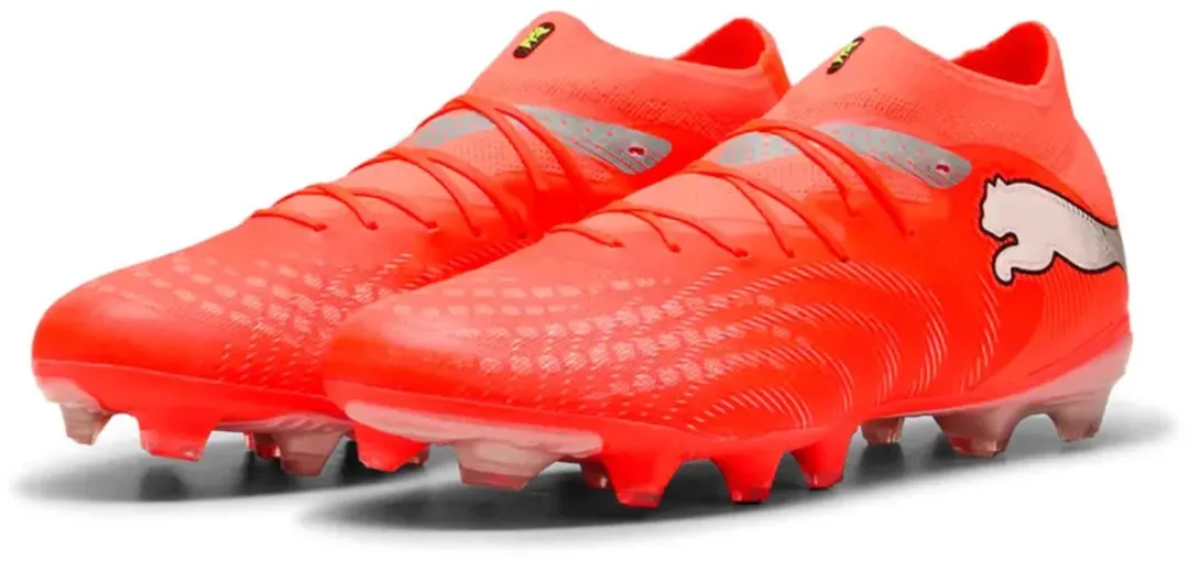 PUMA Future 9 Pro FG/AG Voetbalschoenen - EU 40.5 - Rood/Oranje