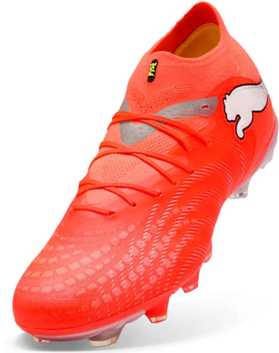 PUMA Future 9 Pro FG/AG Voetbalschoenen - EU 40.5 - Rood/Oranje