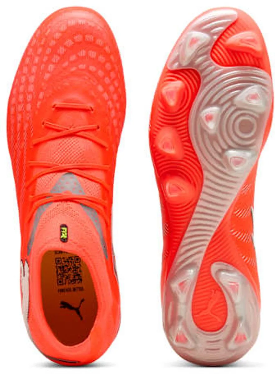 PUMA Future 9 Pro FG/AG Voetbalschoenen - EU 40.5 - Rood/Oranje