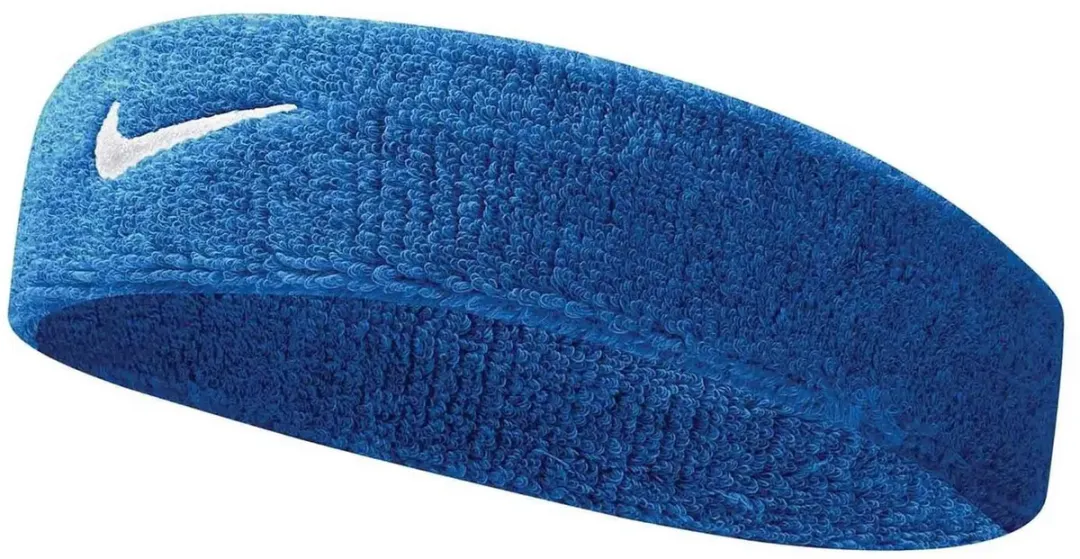 Nike Swoosh Headband - Kobalt/Wit