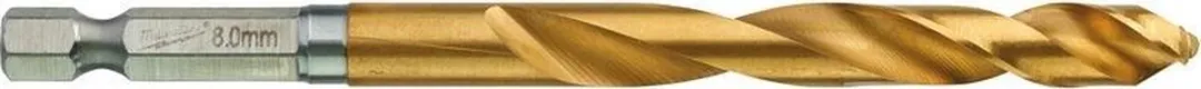 Milwaukee Metaalboor Shockwave HSS-G TiN 8mm - 48894719
