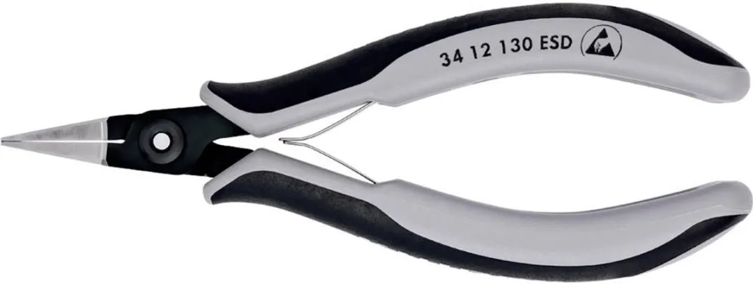 Knipex 34 12 130 ESD Grijptang Platte Bek 130mm