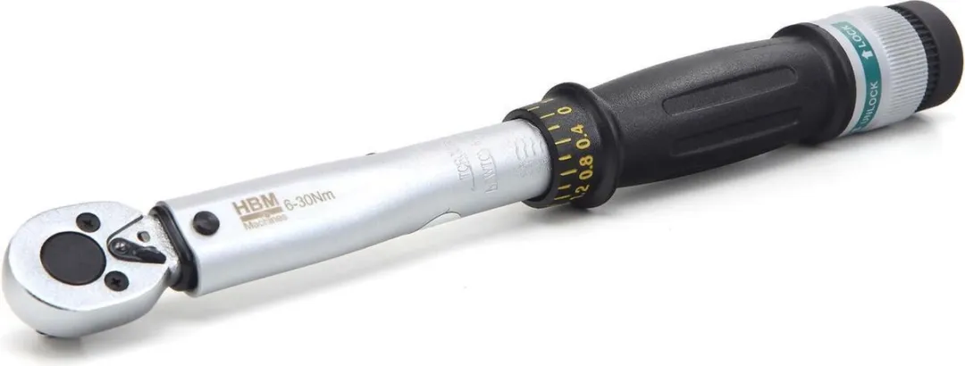 HBM Momentsleutel 3/8" 6-30 Nm - Zwart