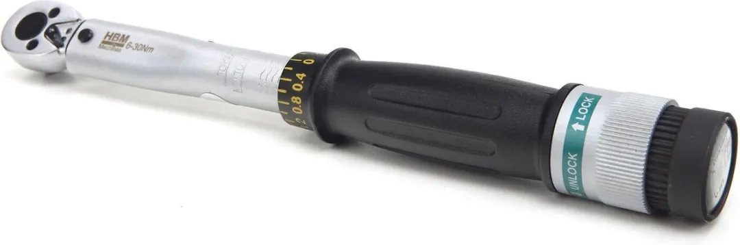 HBM Momentsleutel 3/8" 6-30 Nm - Zwart