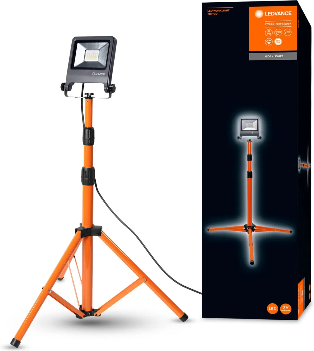 LEDVANCE Worklight Statief 30W Koelwit - IP65 - afbeelding 4 van 6