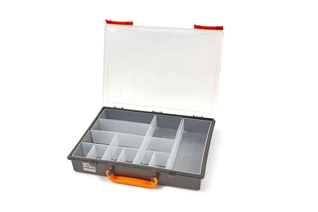 HBM Machines 9138 Assortimentskoffer - 5-delig Oranje/Zwart