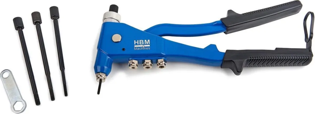HBM Machines Blindklinktangset 106-delig M3-M6 - Blauw
