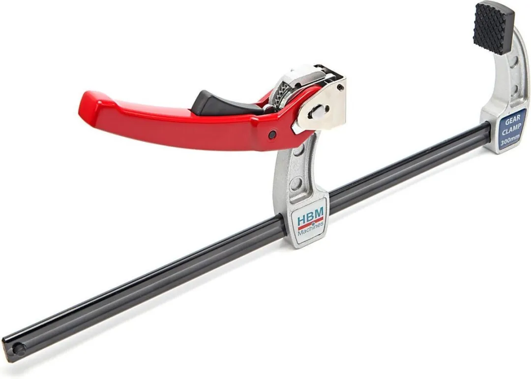 HBM Machines 300mm Lijmklem Snelverstelling - Rood