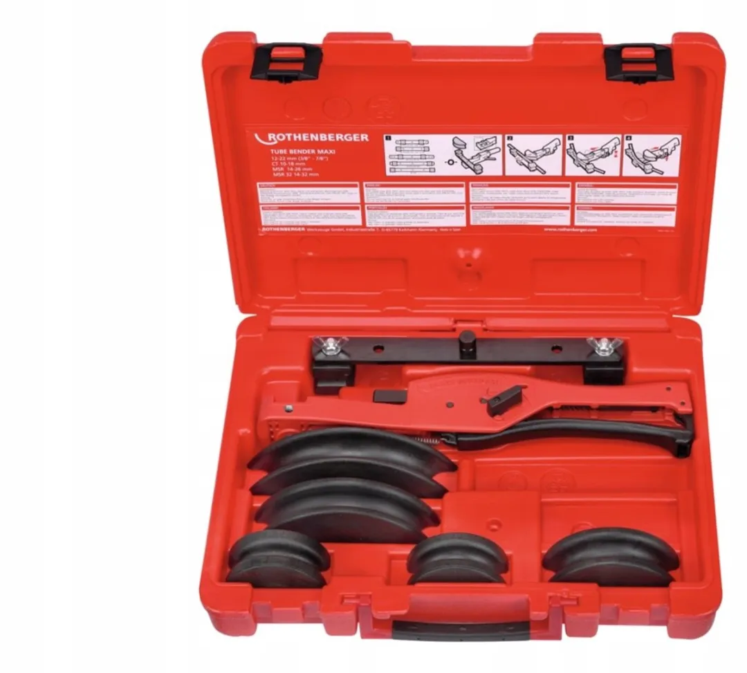 Rothenberger Precisiebuigapparaat 3/8" tot 1 1/4"