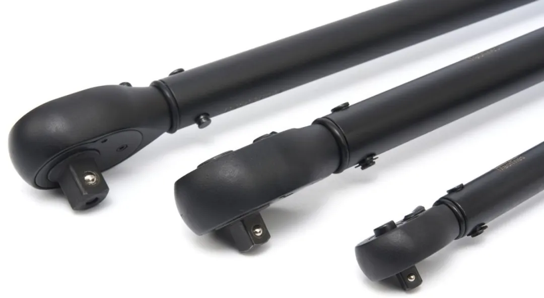 HBM Momentsleutelset 3-delig 5-330Nm - 1/4" & 3/8" - Zwart