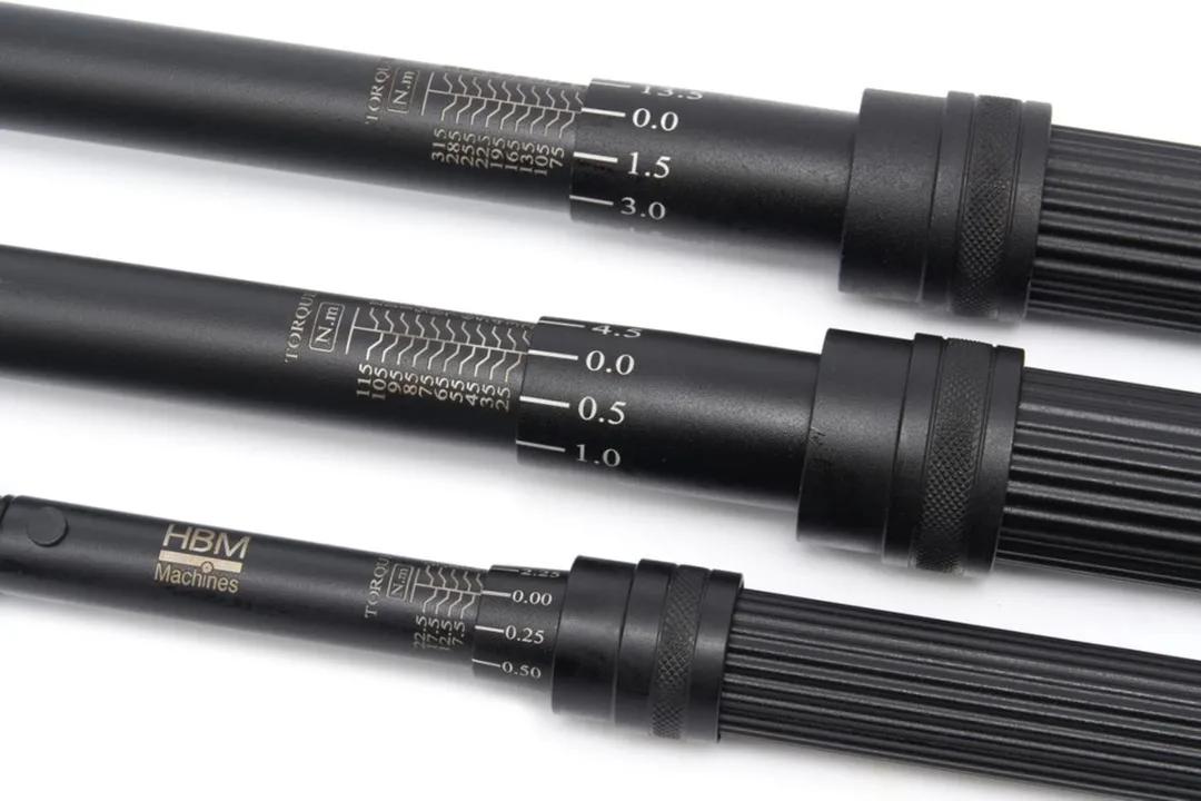 HBM Momentsleutelset 3-delig 5-330Nm - 1/4" & 3/8" - Zwart