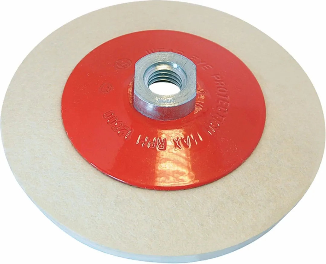 Silverline Afgeschuind Vilt Polijstwiel Ø115mm