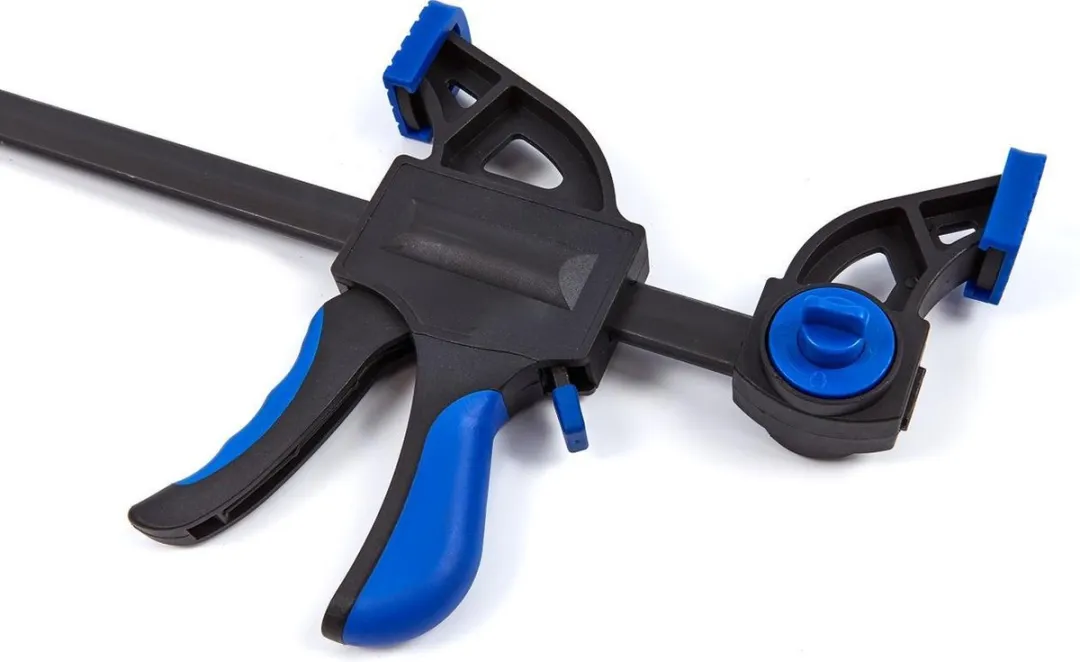 HBM Lijmklem 610mm 1-Hands Bediening - 2 Stuks - Blauw