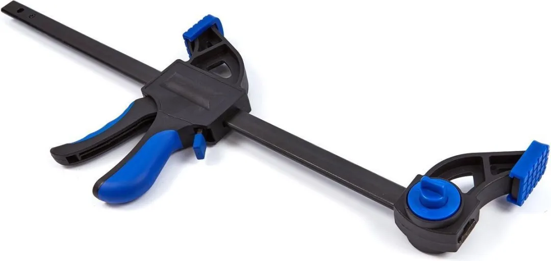 HBM Lijmklem 610mm 1-Hands Bediening - 2 Stuks - Blauw