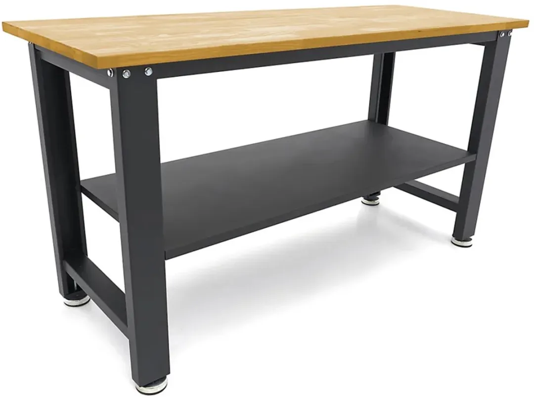 HBM H130267 Professionele Werkbank 160cm - Massief houten blad