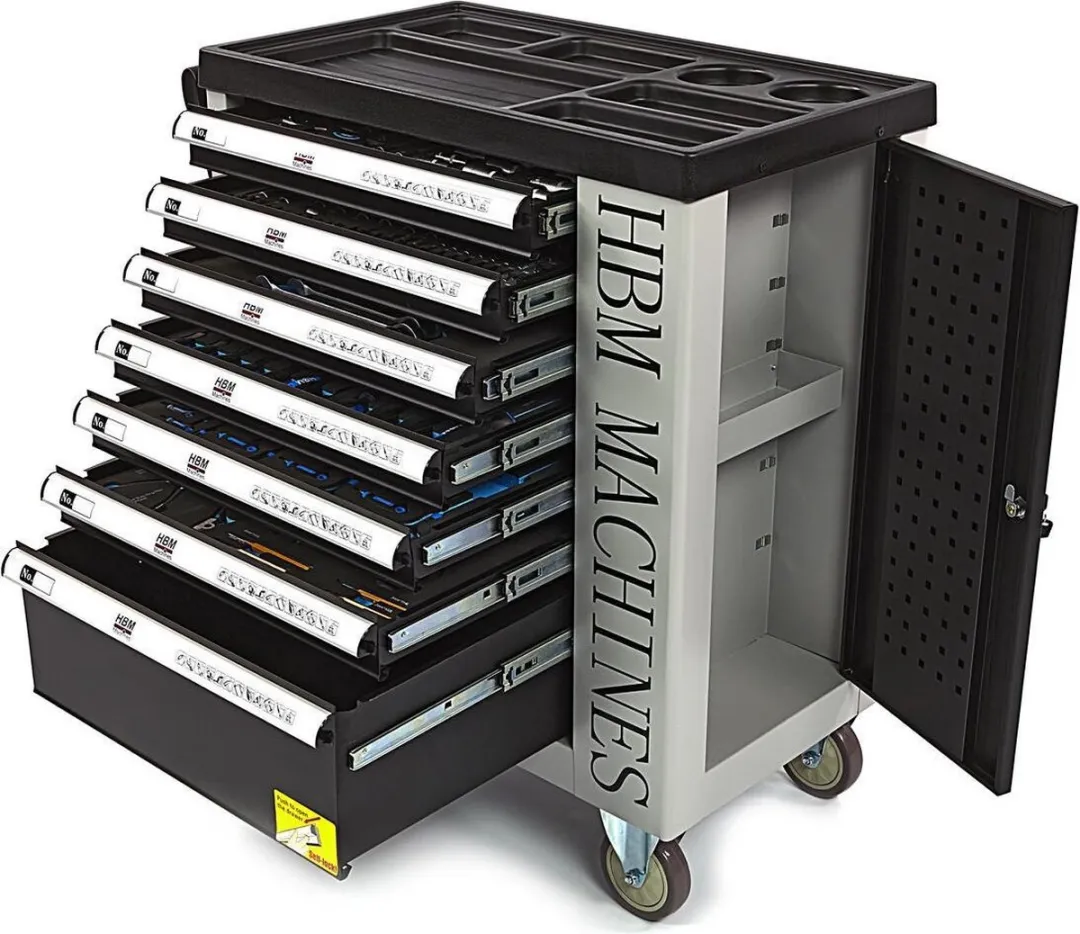 HBM Machines Premium Gereedschapswagen 245-delig