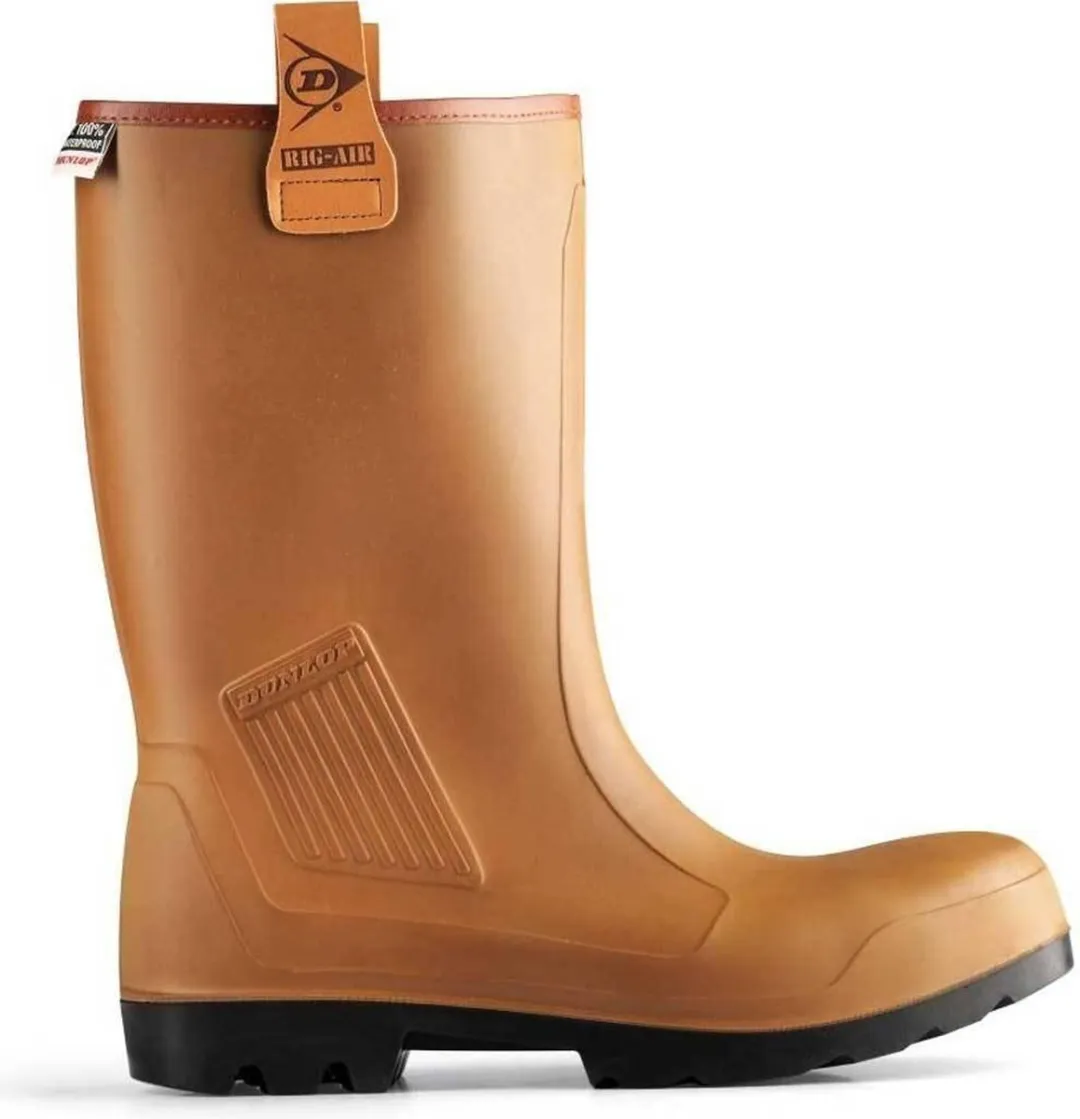 Dunlop Rigair Gevoerde Laars S5 - Bruin