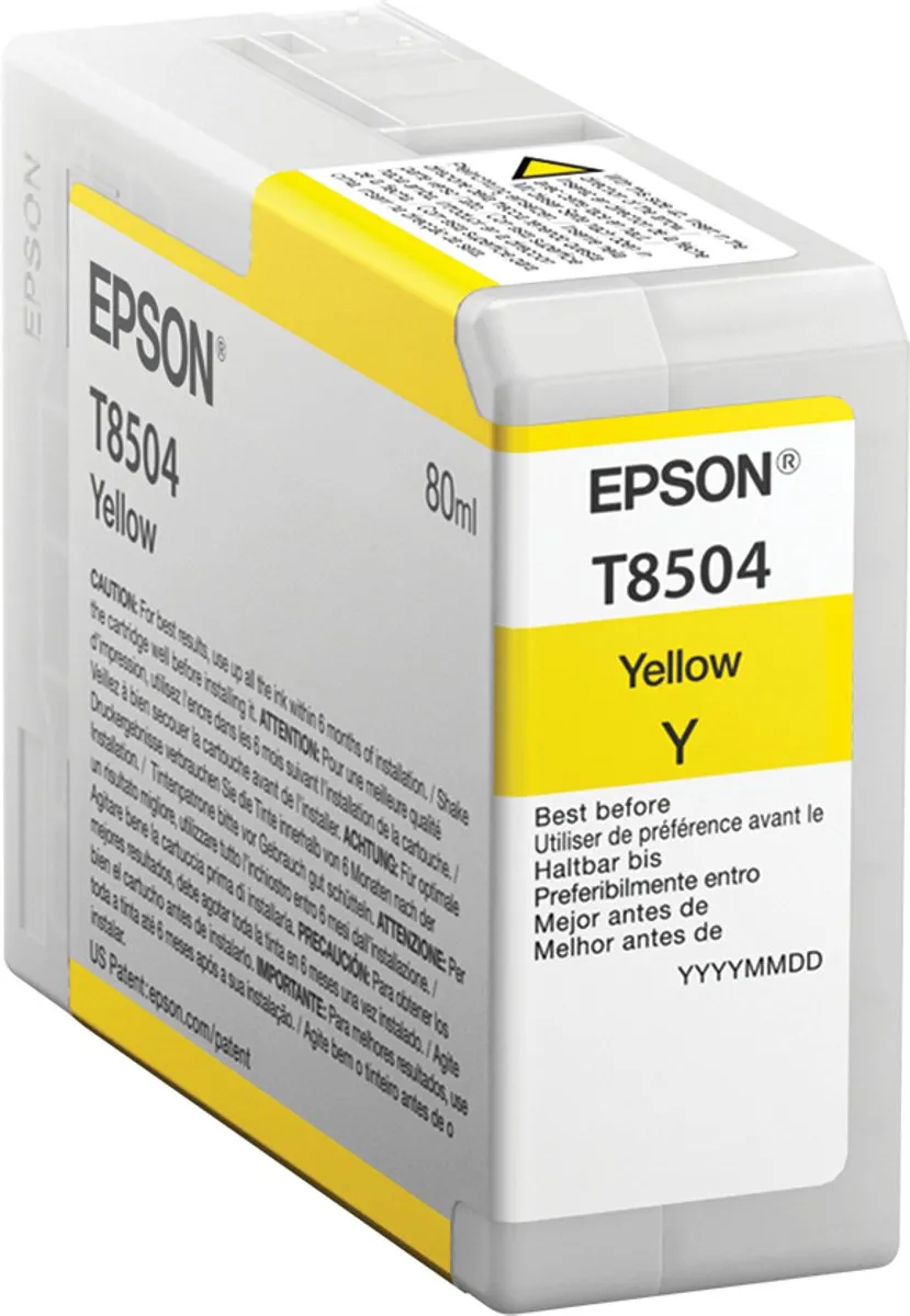 Epson T8504 Inktcartridge Geel - 80ml