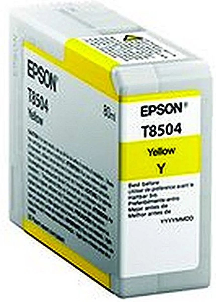 Epson T8504 Inktcartridge Geel - 80ml