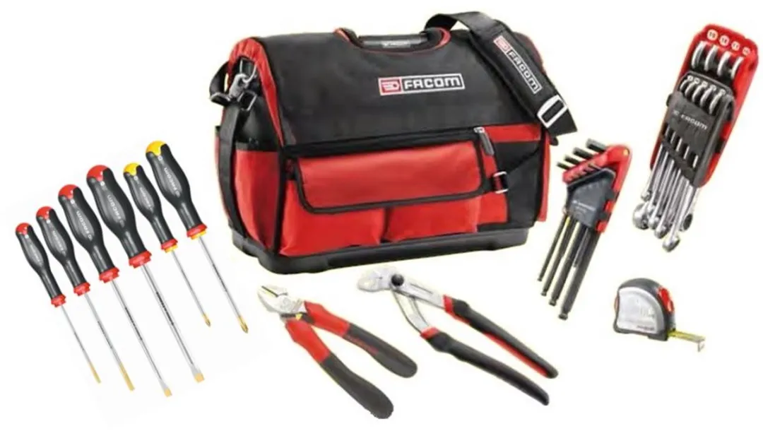 FACOM BS.T20CM28 Gevulde Softbag - Schroefmachine/Slagschroevendraaier/Boormachine