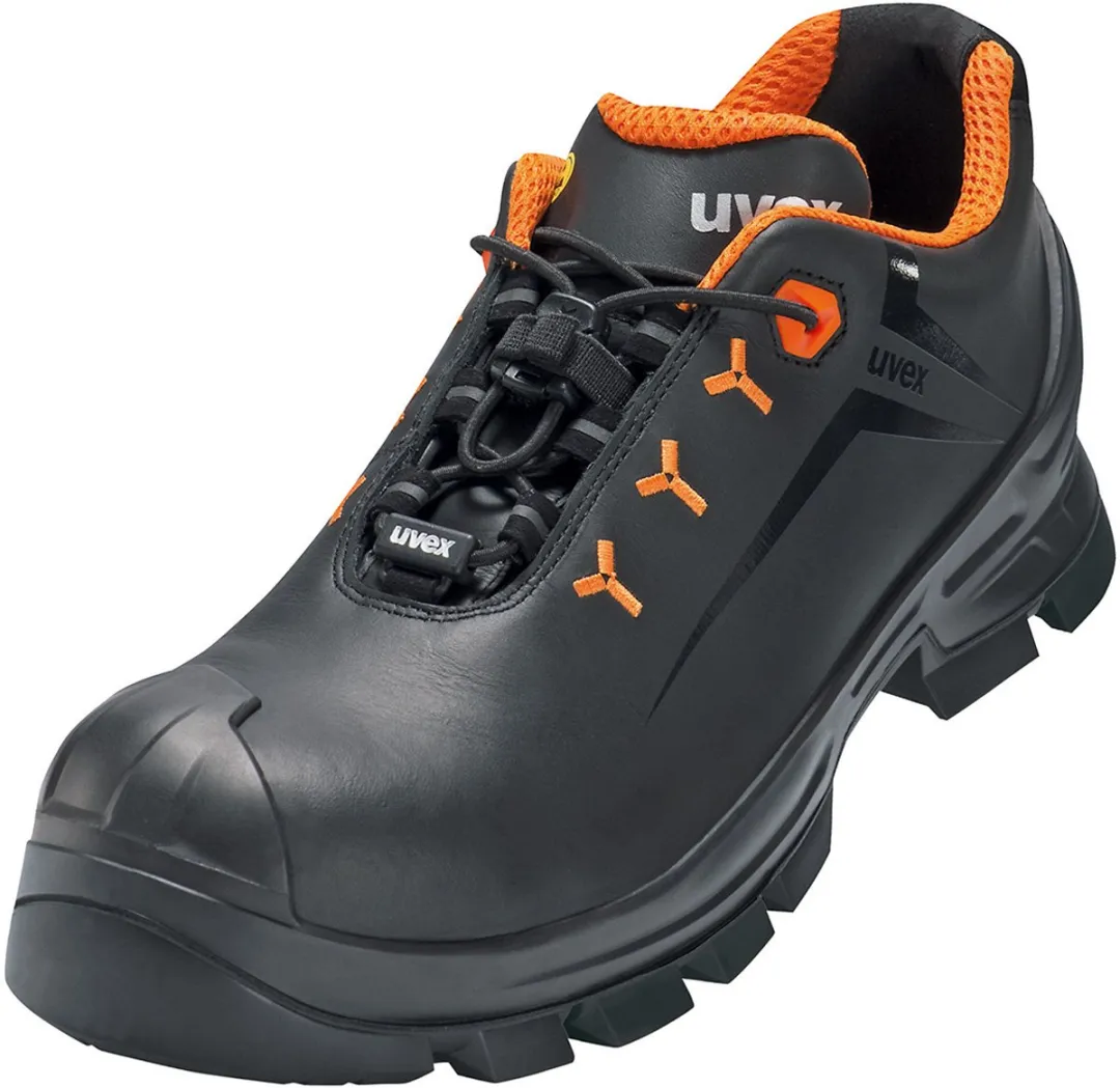 Uvex 2 Halbschuhe S3 65222 - Maat 50 - Zwart/Orange