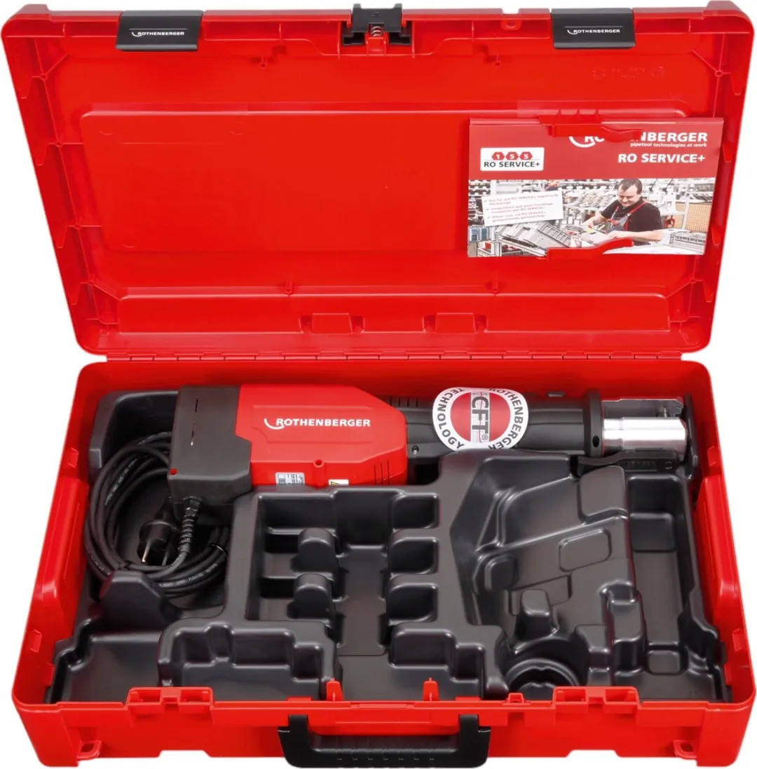 Rothenberger ROMAX 3000 AC Persmachine - Rood/Zwart - met Koffer
